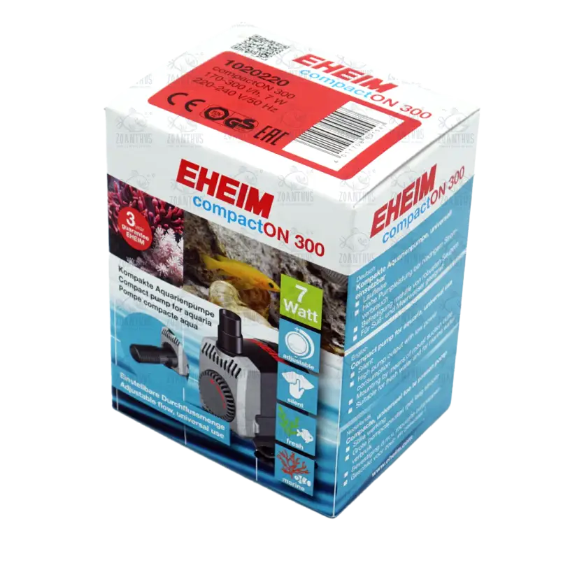 EHEIM - CompactON 300 - Bomba de agua regulable 300 l/h