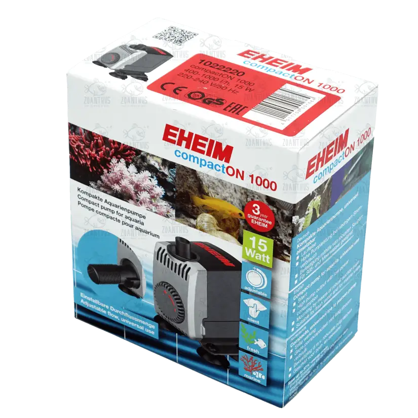 EHEIM - CompactON 1000 - Bomba de água ajustável 1000 l/h