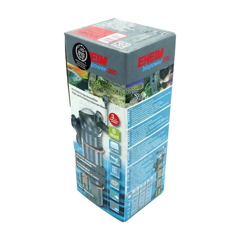 EHEIM - BioPower 200 - Filtro interno per Acquario fino a 200l