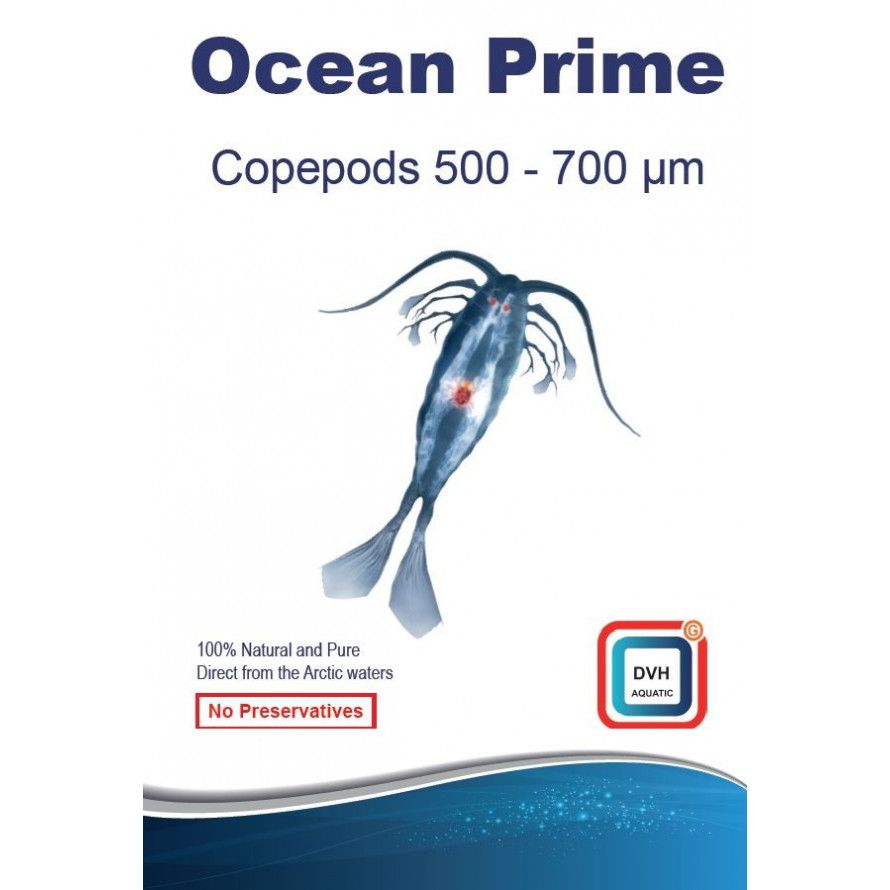 DVH Aquatic - Copepods 500-700 mikronov - sveža hrana za ribe in korale - 50g