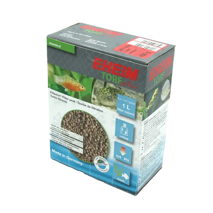 EHEIM - TORFpellets - 1l - Turba filtrante para acuarios - Con red