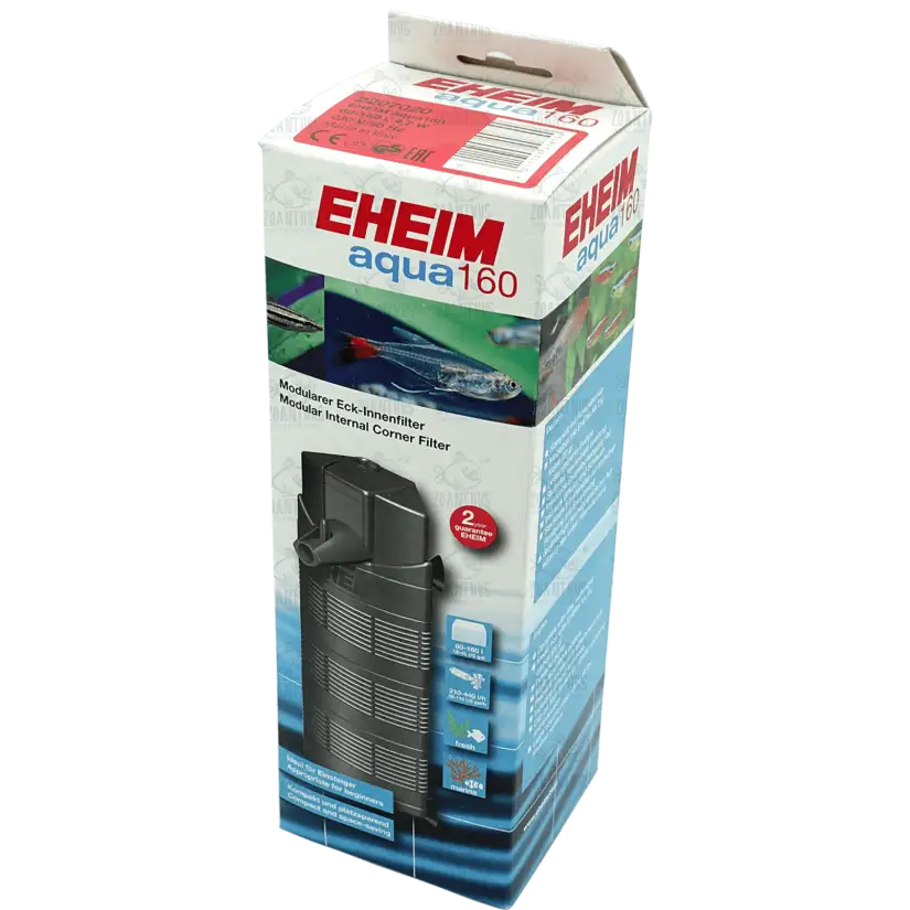 EHEIM - Aqua 160 - Filtro angolare interno per acquari fino a 160l