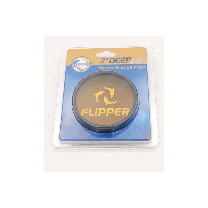 FLIPPER - DeepSee Nano 3" - Oranje filter - Voor DeepSee Nano-loep