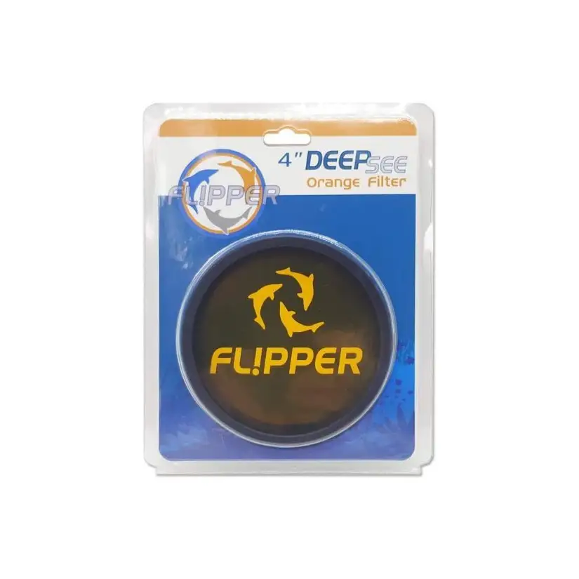 FLIPPER - DeepSee Standaard 4" - Oranje filter - Voor standaard DeepSee-loep