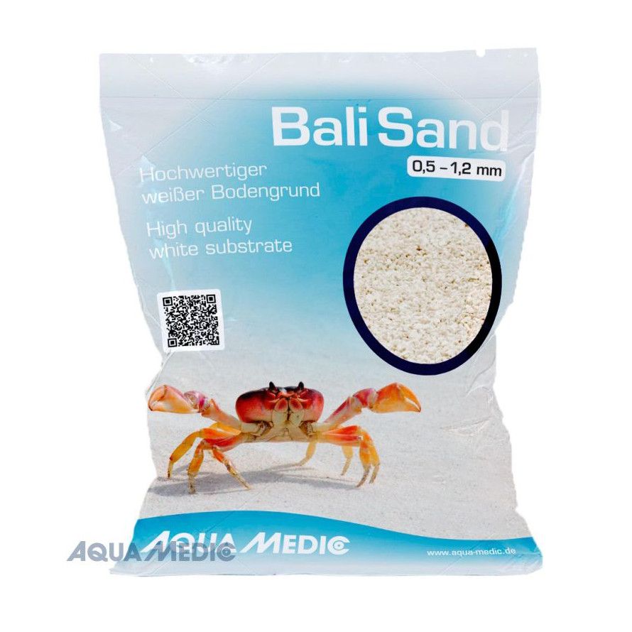 AQUA-MEDIC - Arena de Bali - 0,5 - 1,2 mm - 10 kg - Arena caliza blanca