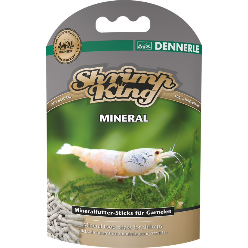 DENNERLE - Shrimp King - Mineraal - 45 g - Gemineraliseerd garnalenvoer