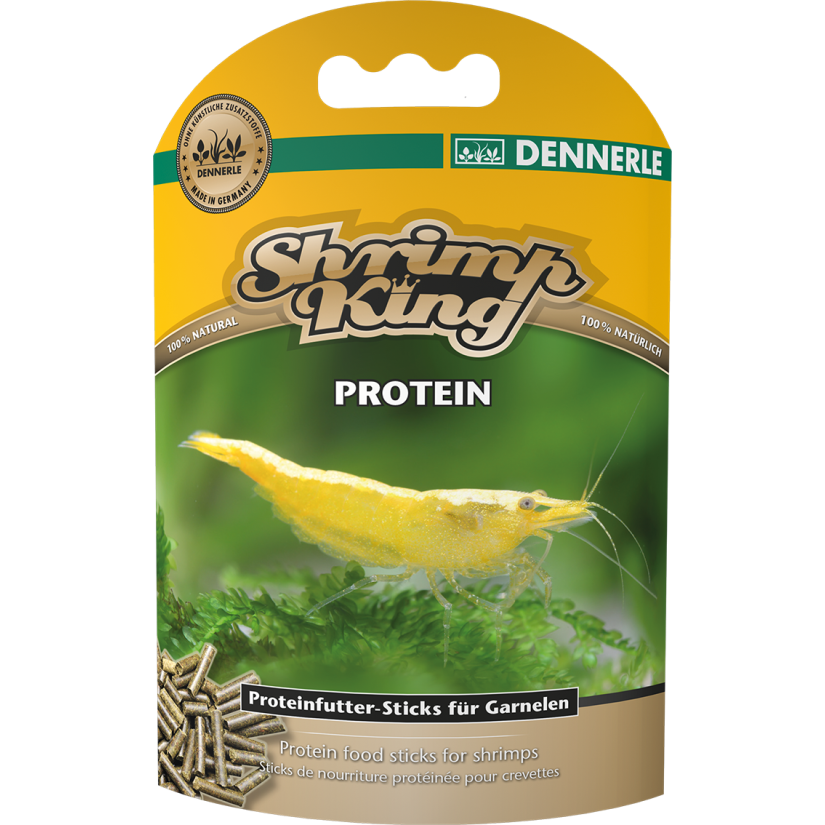 DENNERLE - Shrimp King - Protein - 45 g - Alimento proteico per gamberetti