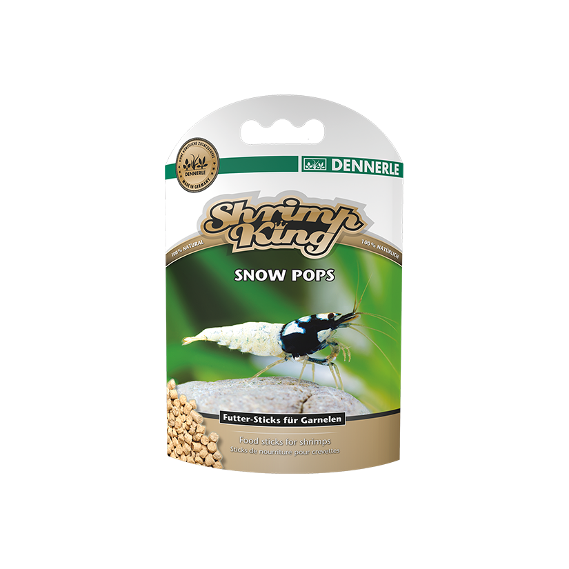 DENNERLE - Shrimp King - Snow Pops - 40g - Shrimp Food Sticks