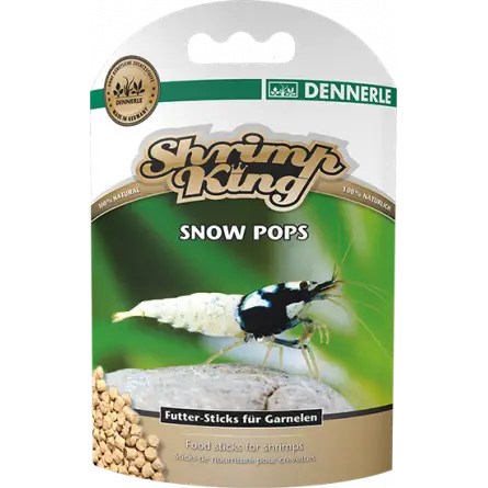 DENNERLE - Shrimp King - Sneeuwpops - 40 g - Garnalenvoersticks