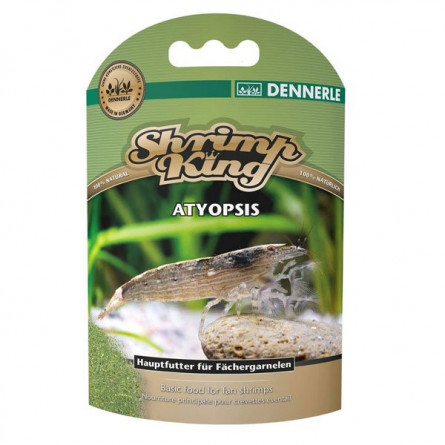 DENNERLE - Shrimp King - Atyopsis - 35 g - Alimento principal para camarones abanico