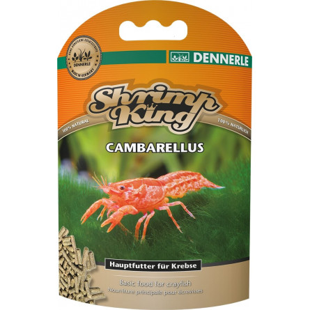 DENNERLE - Shrimp King - Cambarellus - 45 g - Hauptfutter für Flusskrebse