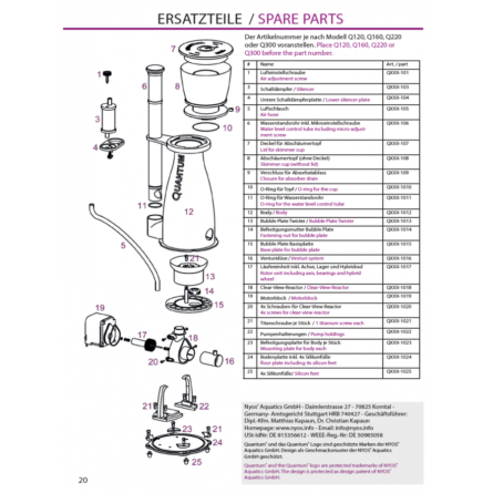 NYOS – Eimer für Nyos Quantum 120 – Ref: Q120-108