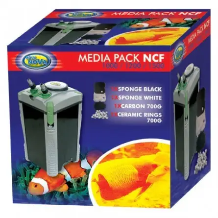 AQUA NOVA - Media Pack NCF - 1000/1200/1500 - Media Pack para filtros NCF