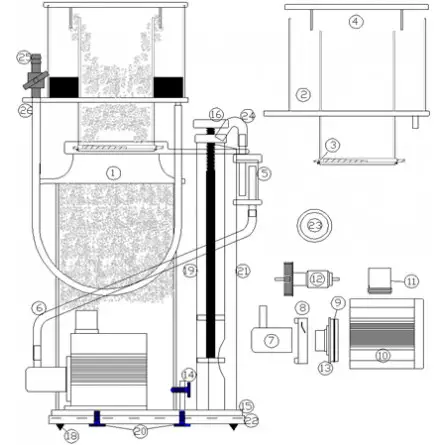 DELTEC - Venturi für Skimmer der 1000er-Serie