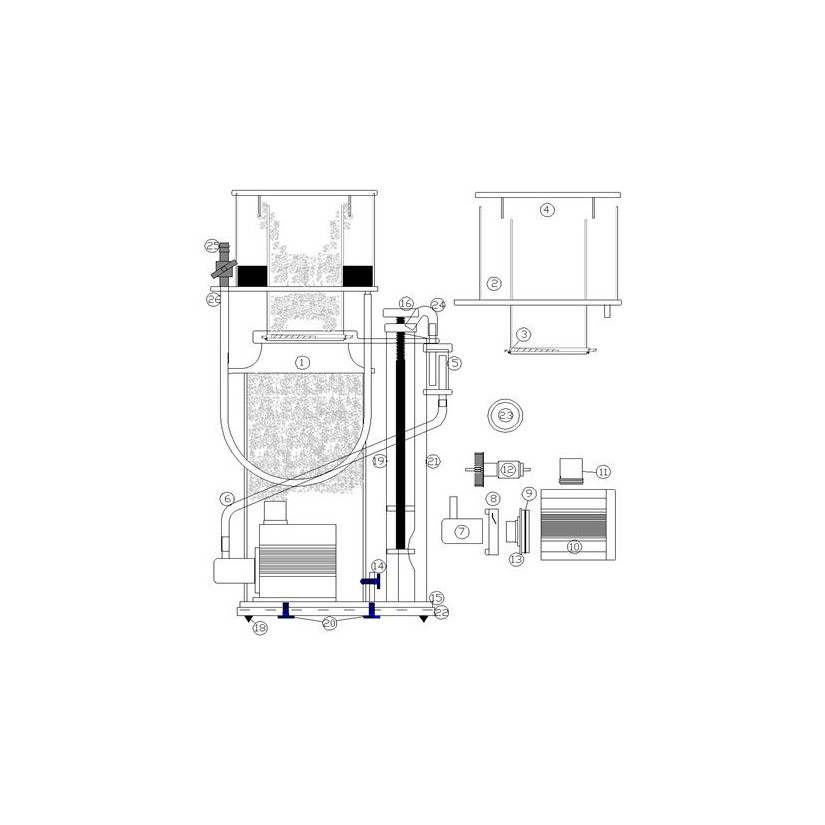 DELTEC - Coclea skimmer - Serie 1000 (x1)