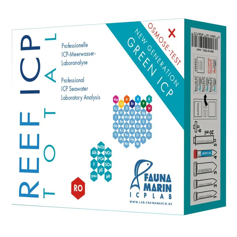 FAUNA MARIN - Reef ICP Test Total - Test de laboratoire complet