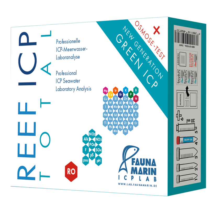 FAUNA MARIN - Reef ICP Test Total - Teste laboratorial completo