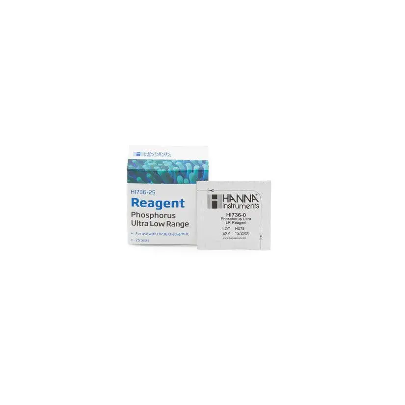 Hanna Instruments - Réactifs Phosphore pour HI736 - 25 tests - HI 736-25