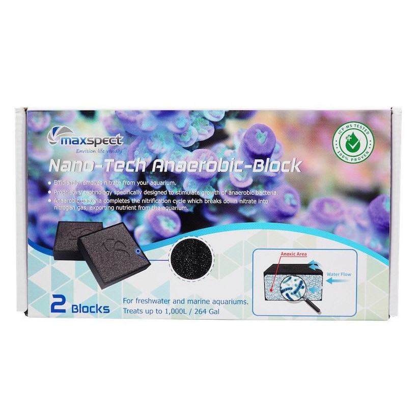 MAXSPECT - Nano-Tech Anaerobic-Block - Blocos para eliminar nitratos