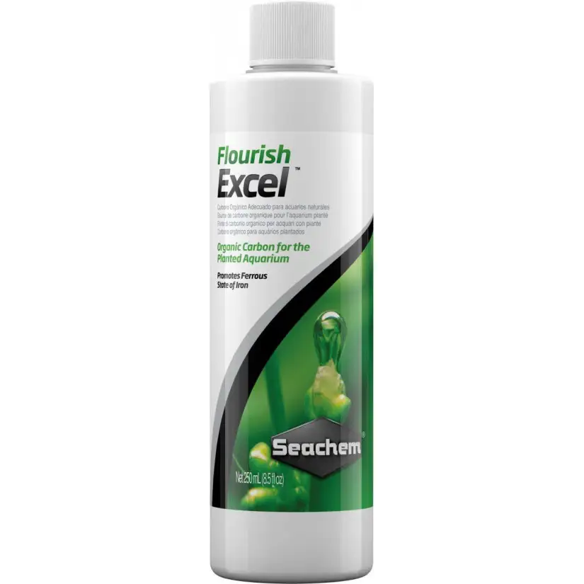 SEACHEM - Flourish Excel 250ml - Carbone liquido per piante