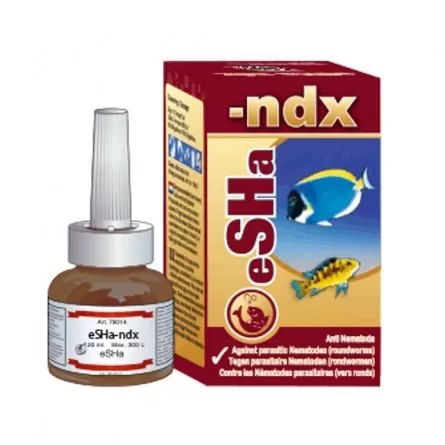 ESHA - Ndx - 500 ml - Traitement pour des vers intestinaux chez le poisson, nemanex  gouttes pour le parasites humains