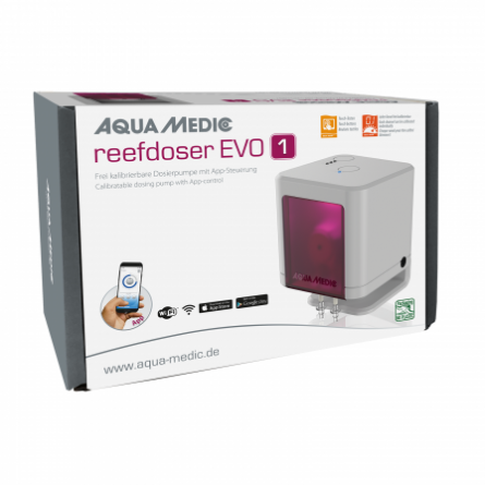 AQUA MEDIC - Reefdoser Evo 1 - 97x105 x127 mm - Pompe de dosage 1 tête