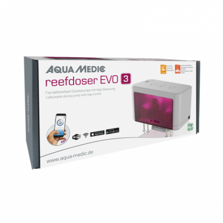 AQUA MEDIC - Reefdoser Evo 3 - 197x105 x127 mm - Pompe de dosage 3 têtes