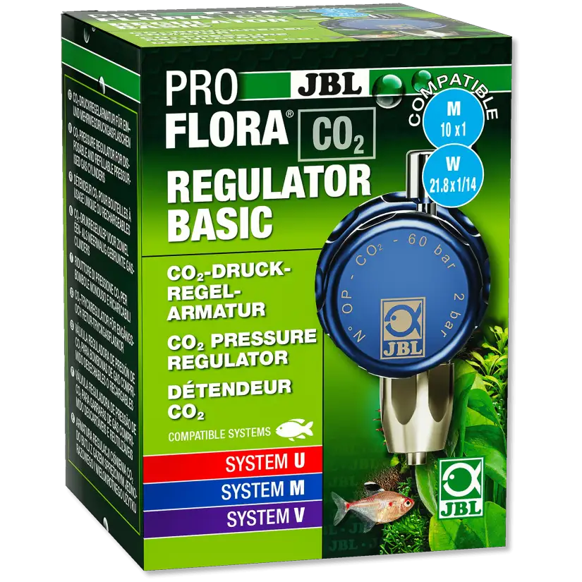 JBL - Proflora CO2 Regulator Basic - CO2 regulator for disposable cylinders