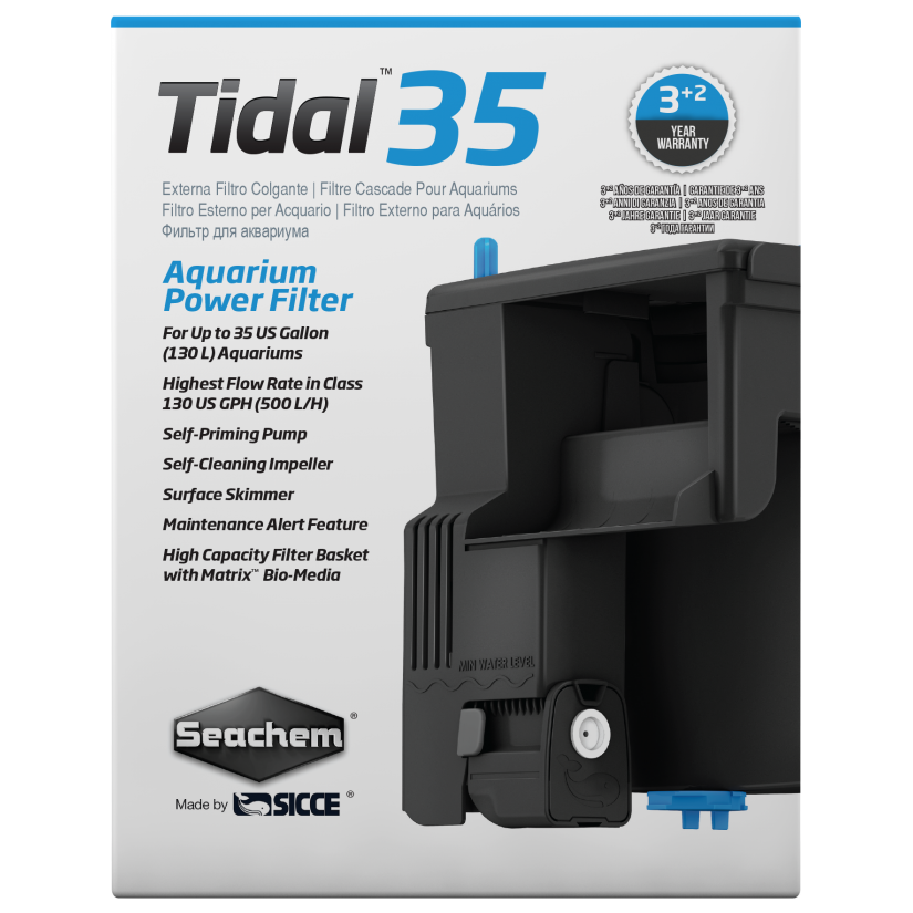 SEACHEM - Tidal 35 - 500 l/h - Filter za akvarij - 130 litara