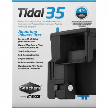 SEACHEM - Tidal 35 - 500 l/h - Filter za akvarij - 130 litara