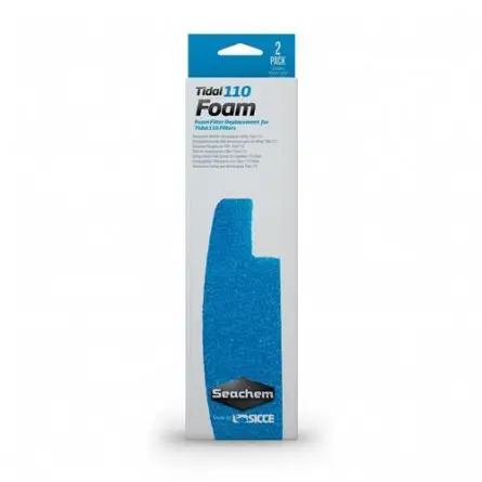 SEACHEM - Tidal 110 Foam - Filter foam - x 2 - For Tidal 110 filter