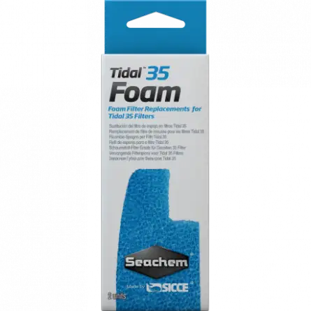 SEACHEM - Tidal 35 Foam - Filter foam - x 2 - For Tidal 35 filter