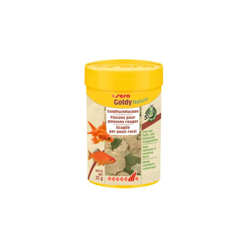 SERA - Goldy Nature - 100ml - Alimento para carpas doradas y peces de agua fría