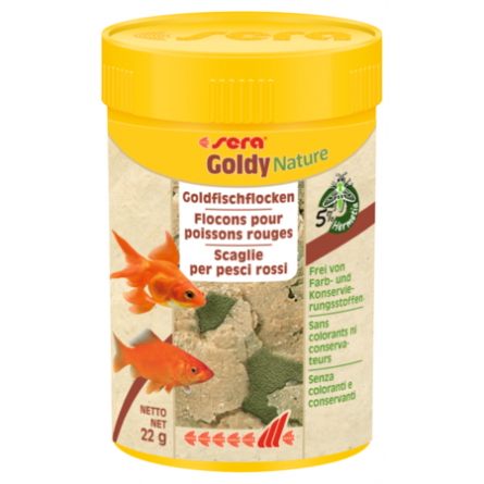 SERA - Goldy Nature - 100ml - Futter für Goldfische und Kaltwasserfische