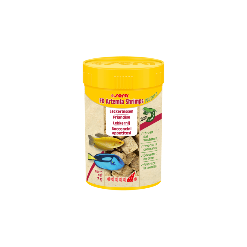 SERA - FD Artemia Shrimps Nature - 100ml - Snack per pesci d'acqua dolce e salata