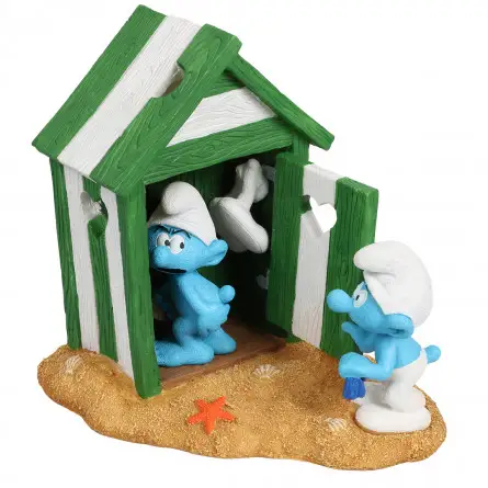 Aqua Della - Smurfs Beach Cabin - Multicolour - 14.5x11.4x14.6cm