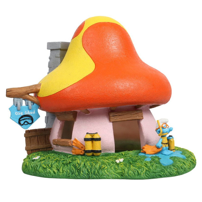 Aqua Della - Smurfs diving school - Multicolour - 16.8x14.7x14.7cm - Bubble diffuser