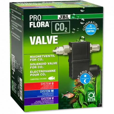 JBL - Valvola CO² ProFlora - Elettrovalvola silenziosa per C0²