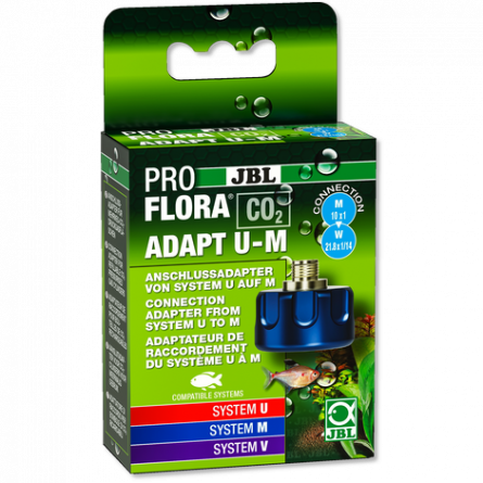 JBL - Proflora CO² - Adapt U-M - Adaptateur CO² - Pour conversion bouteilles jetables à rechargeables