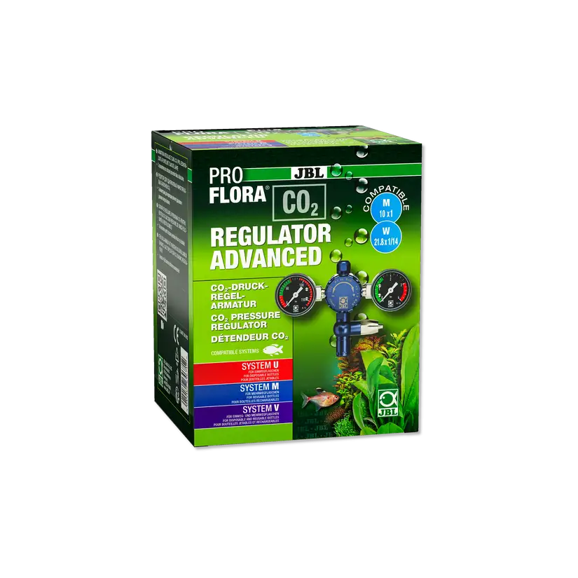 JBL - Proflora CO² - Regulator advanced - 2-Manometer-Regler - Für Aquarienpflanzen