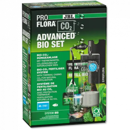 JBL - ProFlora CO2 - Advanced bio set - Sistema de fertilização com CO2 - Para aquários 40-110 litros