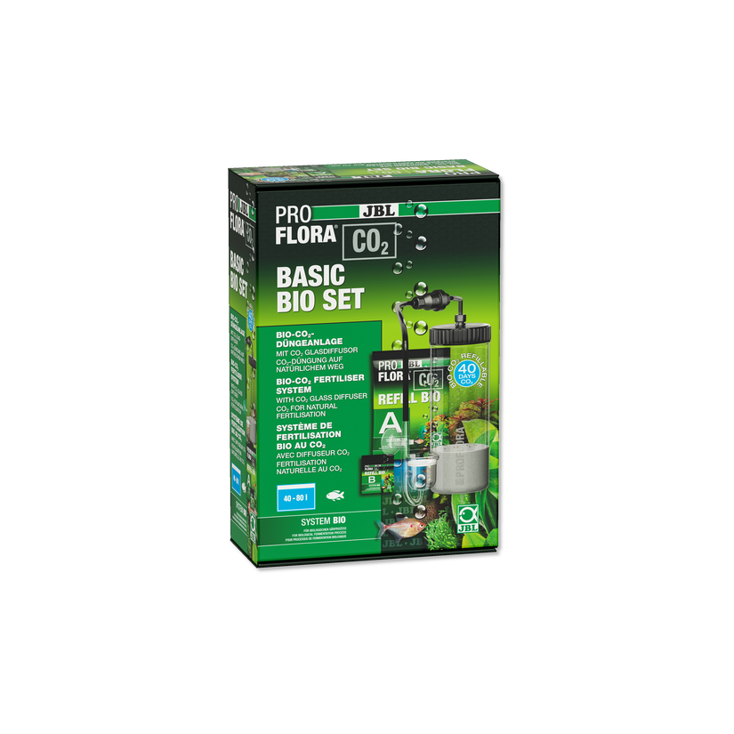 JBL - ProFlora CO2 - Basic bio set - 40-80 L - Fertilización con CO2 en agua dulce