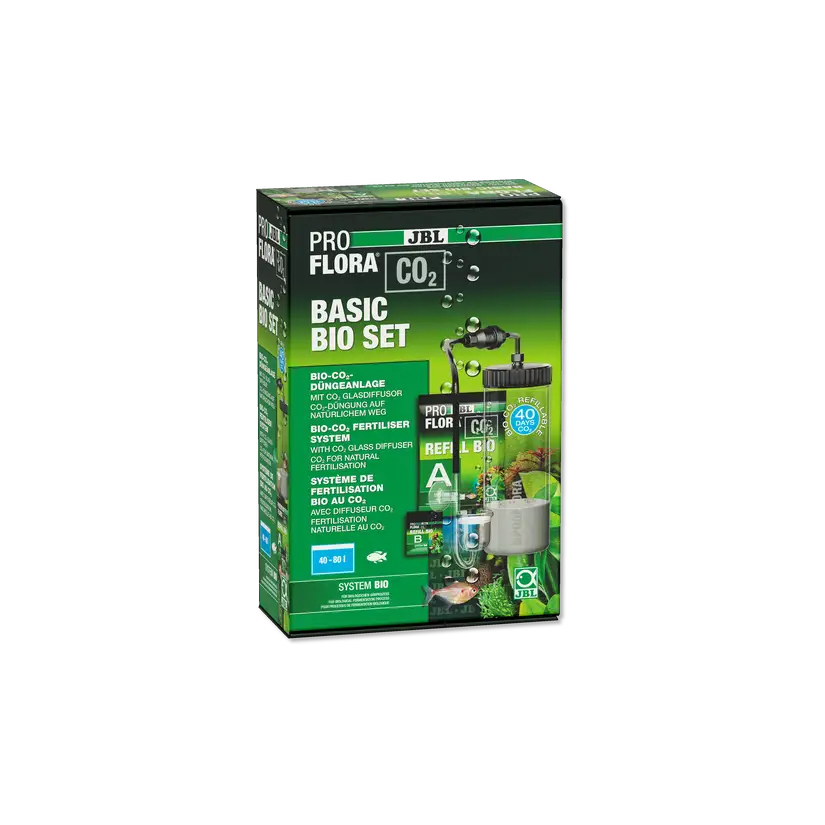 JBL - ProFlora CO2 - Basic bio set - 40-80 L - Fertilizzazione con CO2 d'acqua dolce