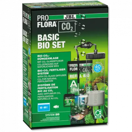 JBL - ProFlora CO2 - Basic bio set - 40-80 L - Fertilisation CO2 eau douce