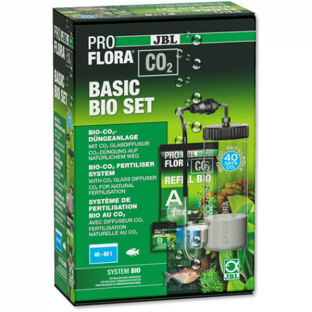 JBL - ProFlora CO2 - Conjunto biológico básico - 40-80 L - Fertilização com CO2 em água doce