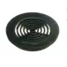 AQUA MEDIC - Round grid - 50 mm - Black - Drain pipe protection