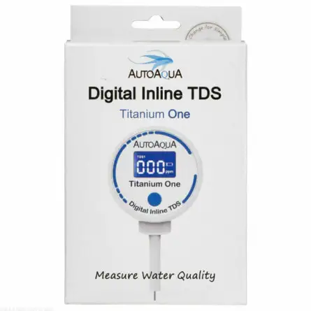 AUTO AQUA - Digital Inline TDS - Titanium One - Medidor manual de TDS