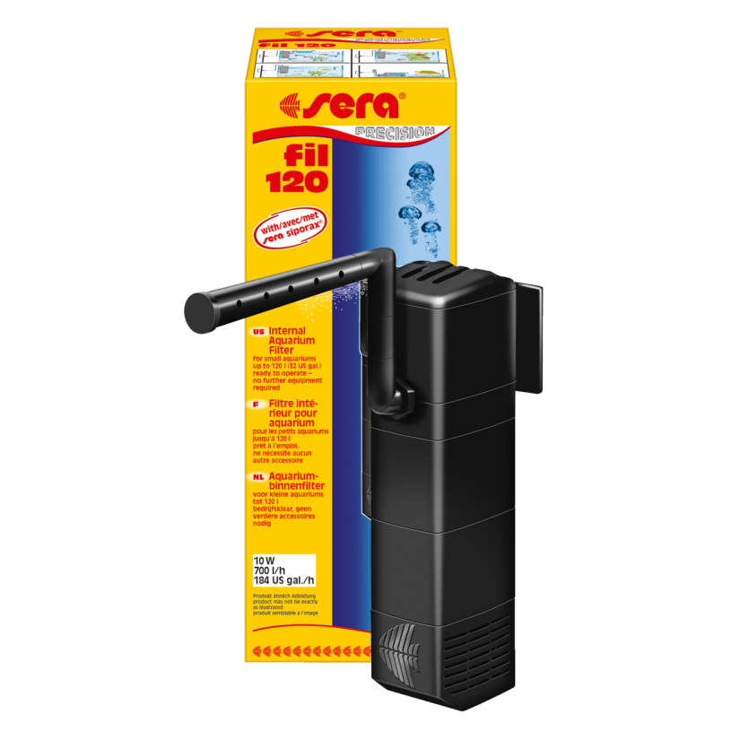 sera - Fil 120 - 700 l/h - Aquariumbinnenfilter - Tot 120 liter