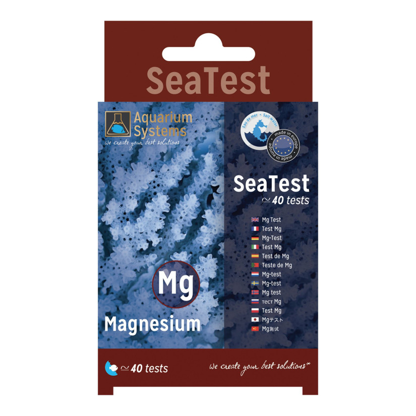 AQUARIUM SYSTEMS - Seatest Mg - 40 tests - Magnesium rate