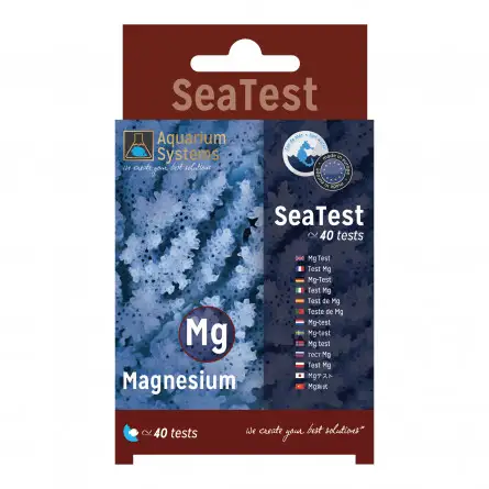 SISTEMI PER ACQUARIO - Seatest Mg - 40 test - Tasso di magnesio